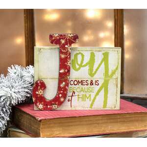 Joy Because of Him Block