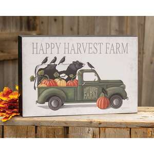 Happy Harvest Farm Truck Box Sign