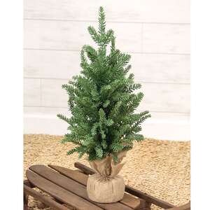 Soft Touch Alpine Tree w/Burlap Base - 2 Ft., HR302501