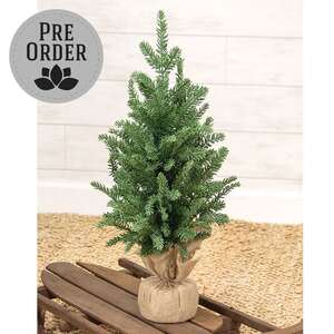 Soft Touch Alpine Tree w/Burlap Base - 3 Ft., HR302502