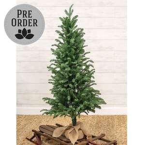 Soft Touch Alpine Tree w/Burlap Base - 4 Ft., HR302503