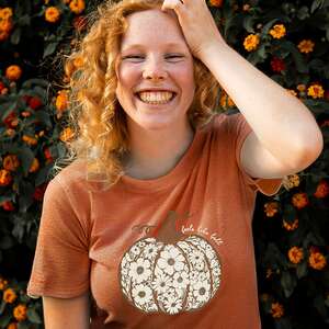 Feels Like Fall T-Shirt, Heather Autumn, L200