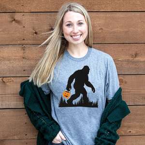 Halloween Sasquatch T-Shirt, Graphite Heather, L206