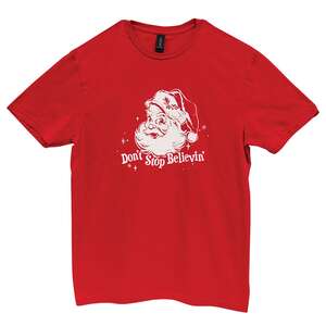 Don't Stop Believin' T-Shirt, Cherry Red, L208