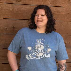 Keepin it Chill T-Shirt, Heather Indigo, L209
