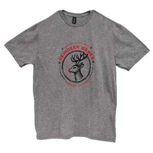 Reindeer Games T-Shirt, Graphite Heather, XXL, L210XXL