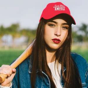 God Bless America Baseball Cap LH14