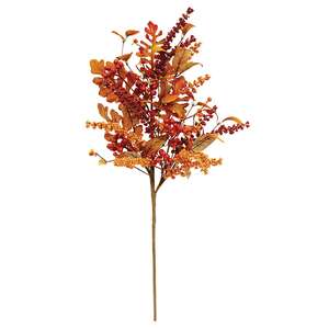 Bittersweet Berries & Fall Leaves Spray, 28" SA112561;
