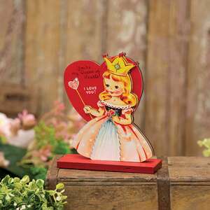 You're My Queen of Hearts Valentine Sitter on Base, #38930