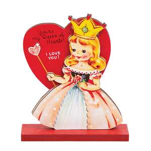 You're My Queen of Hearts Valentine Sitter on Base, #38930
