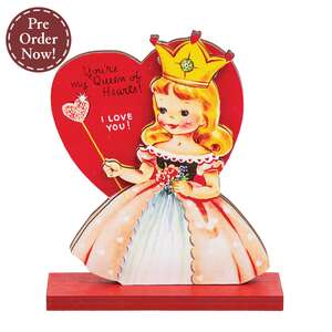You're My Queen of Hearts Valentine Sitter on Base, #38930