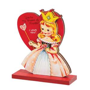 You're My Queen of Hearts Valentine Sitter on Base, #38930