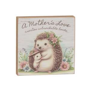 Mother's Love Hedgehog Block - 3 Asstd.