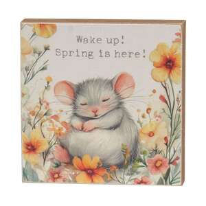 Sleeping Mouse Floral Block - 3 Asstd.