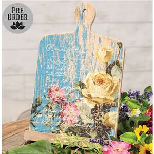 Vintage Rose Pecan Pie Recipe Book Holder