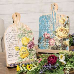 Vintage Rose Pecan Tart Recipe Book Holder