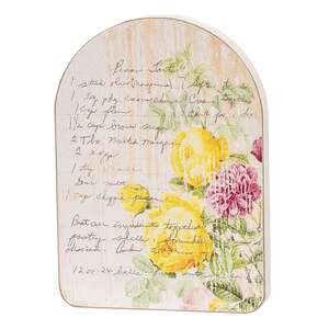 Vintage Rose Pecan Pastry Recipe Block - 2 Asstd.