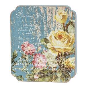 Vintage Rose Pecan Pastry Recipe Block - 2 Asstd.