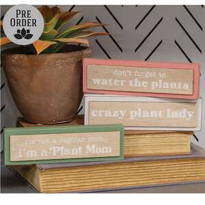 Plant Lady Mini Block - 3 Asstd.