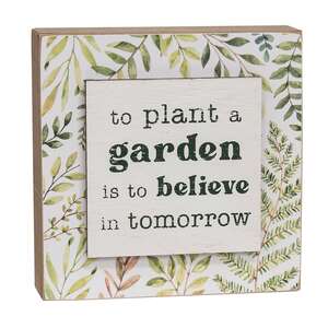 Plant a Garden Box Sign