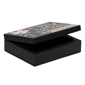 Hope Grace Strength Floral Trinket Box - 3 Asstd.