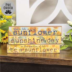 Watercolor Sunflower Mini Sticks - 3 Asstd.