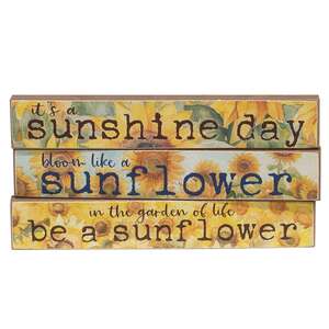 Watercolor Sunflower Mini Sticks - 3 Asstd.