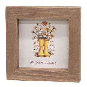 Daisy Framed Sign - 3 Asstd.