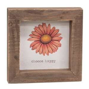 Daisy Framed Sign - 3 Asstd.