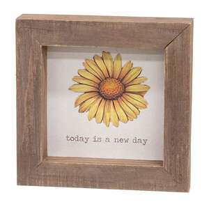 Daisy Framed Sign - 3 Asstd.