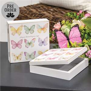 Butterfly Grid Hinged Box 2 Asstd., 39057