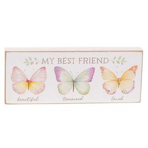 Grandma, Mom, Friend Butterfly Block - 3 Asstd.