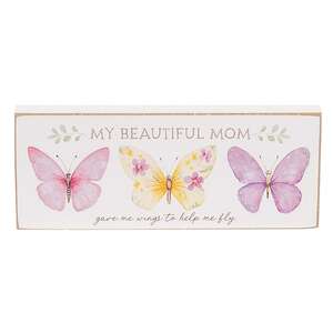 Grandma, Mom, Friend Butterfly Block - 3 Asstd.