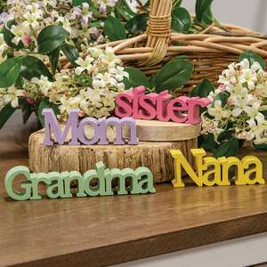 Grandma, Mom, Nana, Sister Word Sitter - 4 Asstd.