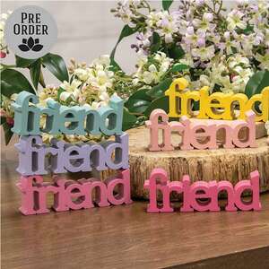 Friend Word Sitter - 6 Asstd.