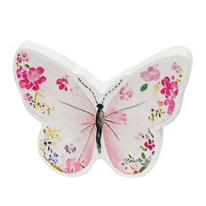Floral Butterfly Sitter - 3 Asstd.