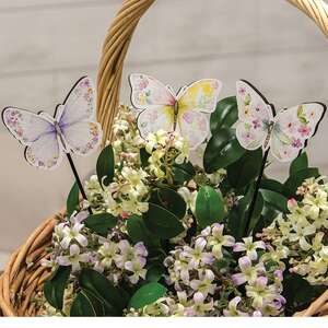 Floral Butterfly Poke - 3 Asstd.