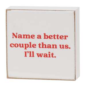 Not Sick of You 2" Square Block - 4 Asstd.