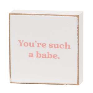 Kinda Obsessed 2" Square Block - 4 Asstd.