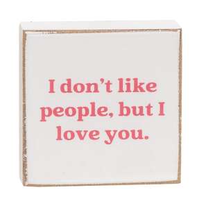 Kinda Obsessed 2" Square Block - 4 Asstd.