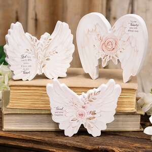 Comforting Words Angel Wing Sitter - 3 Asstd.