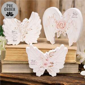 Comforting Words Angel Wing Sitter - 3 Asstd.