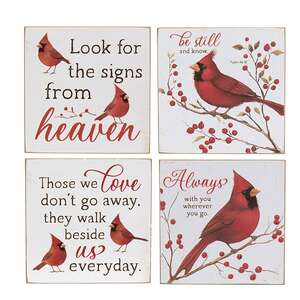 Cardinal Blocks - Always, Be Still, Love, Heaven 4 Asstd., #39090