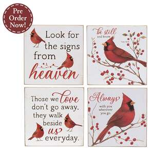 Cardinal Blocks - Always, Be Still, Love, Heaven 4 Asstd., #39090