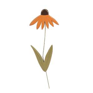 Distressed Wood Coneflower Magnet - 2 Asstd.