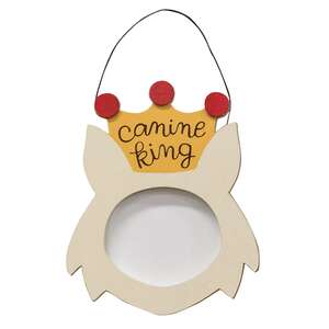 Shaped Dog Frame Ornaments - 3 Asstd