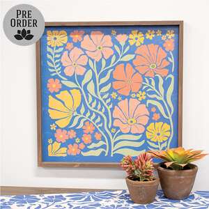 Flower Framed Print 17.5in x 17.5in