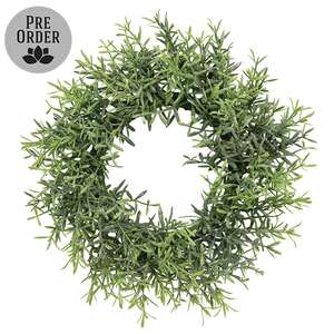Dusty Rosemary Candle Ring - 4 In