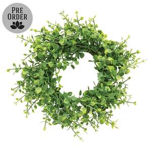 Verdant Baby Eucalyptus Candle Ring - 3-1/4 In
