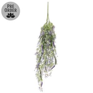 Golden Trumpet & Lavender Hanging Vine - 33-1/2 In